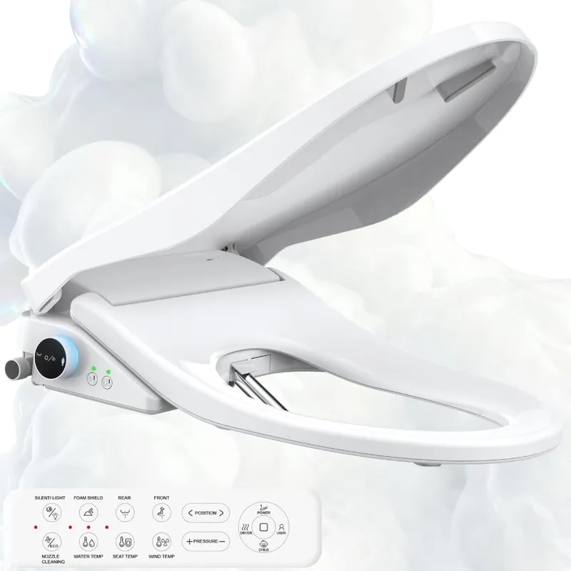 iliD Bidet Toilet Seat, Foam Shield Bidet Seat